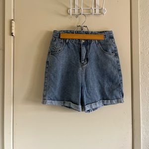 SHEIN High-Wasted Jean Shorts